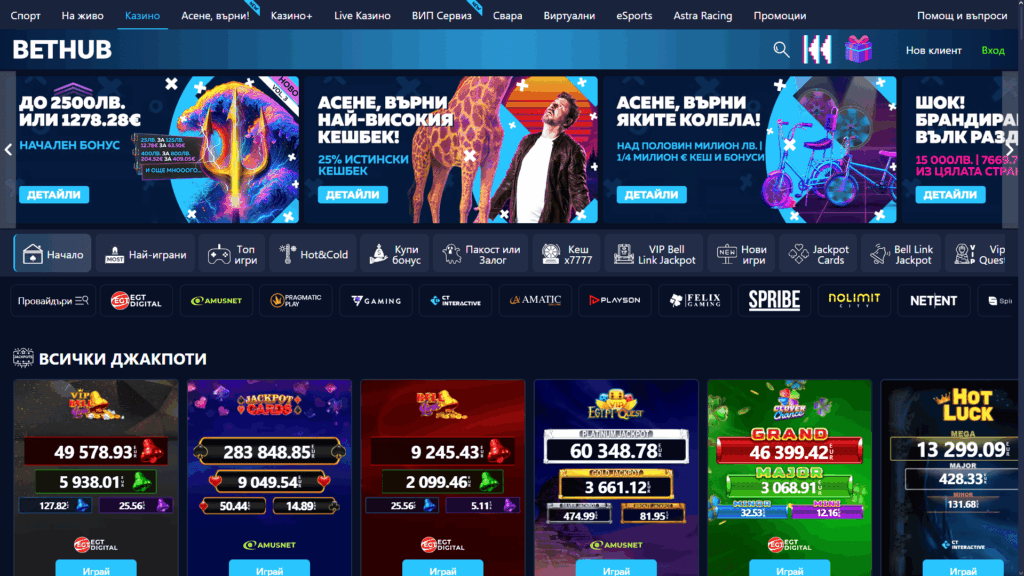 Bethub казино България