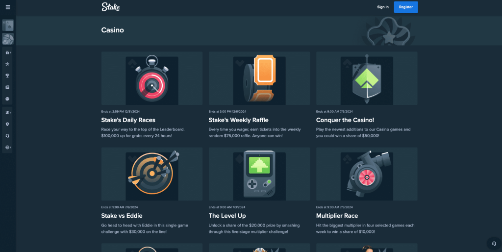 Stake Casino Bonuses