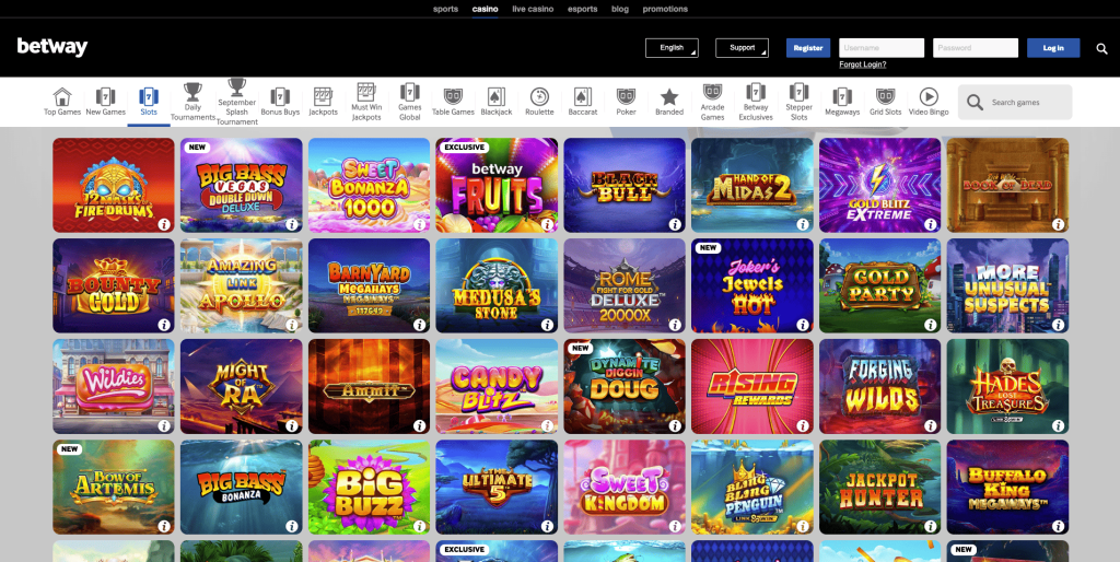 Betway Casino Slots