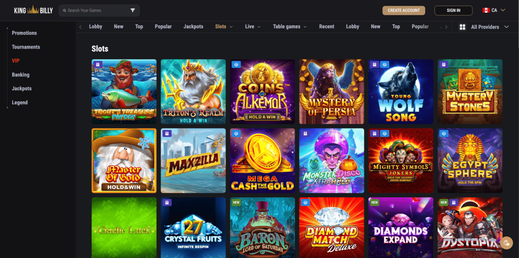 King Billy Casino Slots