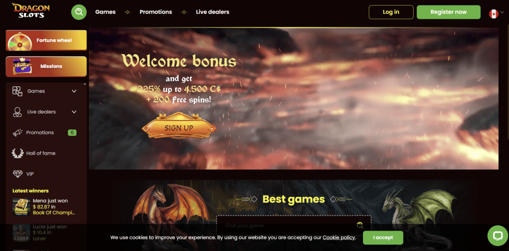 Dragon Slots Casino Canada