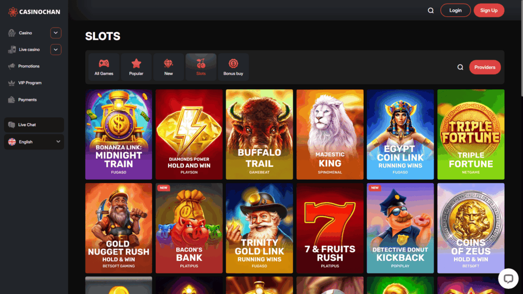 Casinochan casino slots