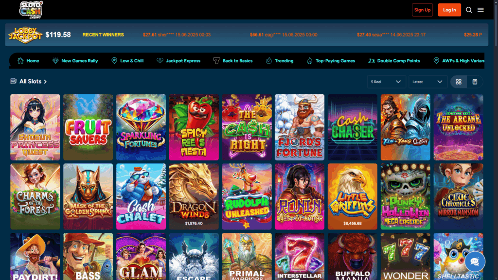 Slotocash casino slots