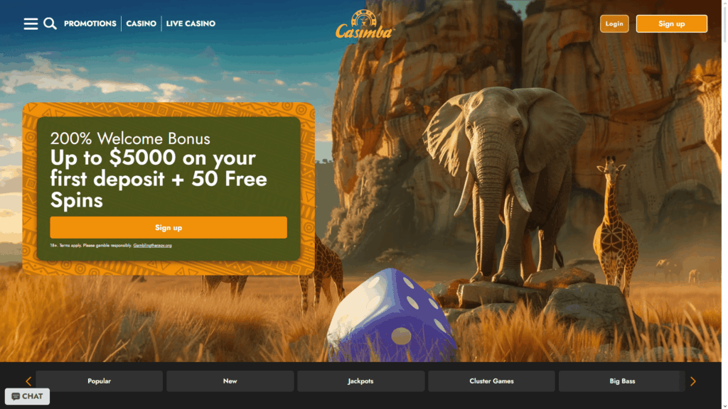 Casimba casino Canada