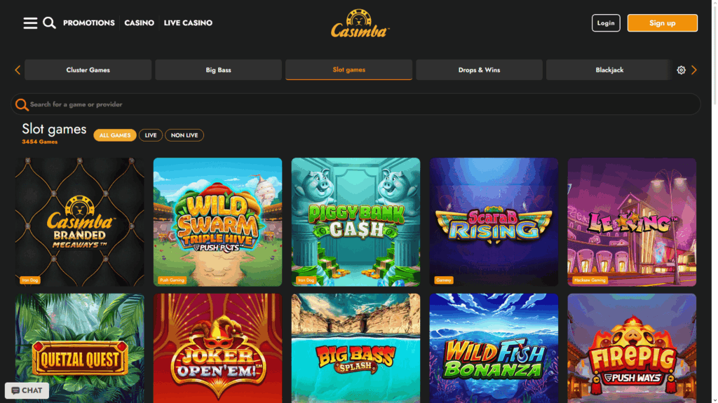 Casimba casino slots