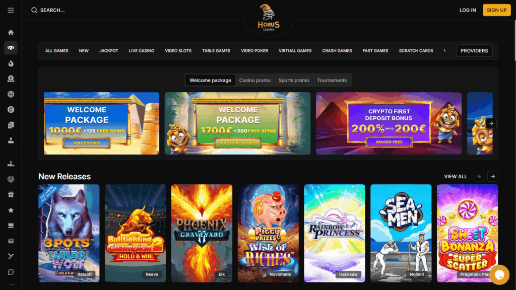 Horus casino Canada