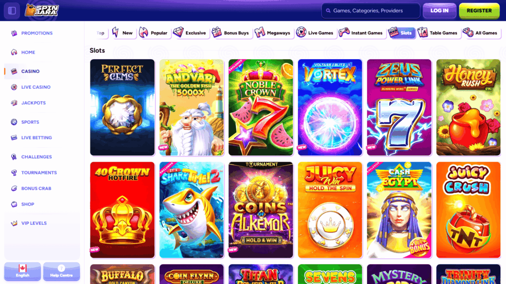 Spinbara casino slots