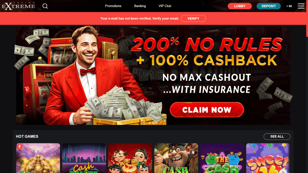 Extreme casino Canada