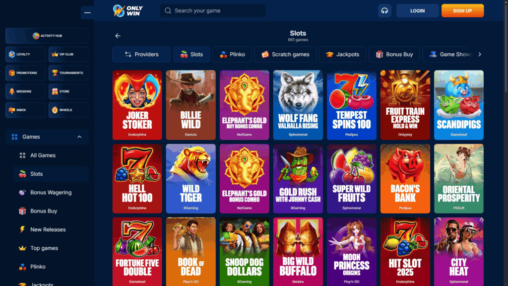 Only Win casino slots