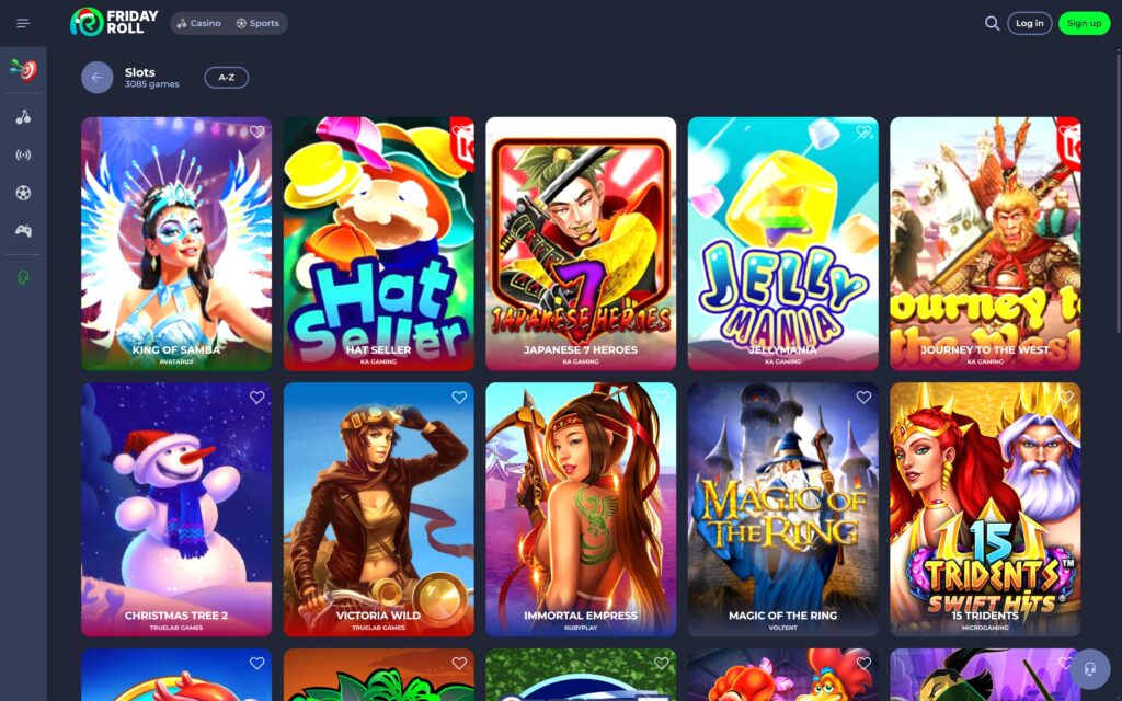 Fridayroll casino slots