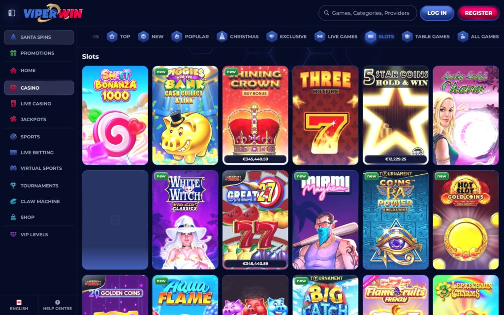 ViperWin casino slots