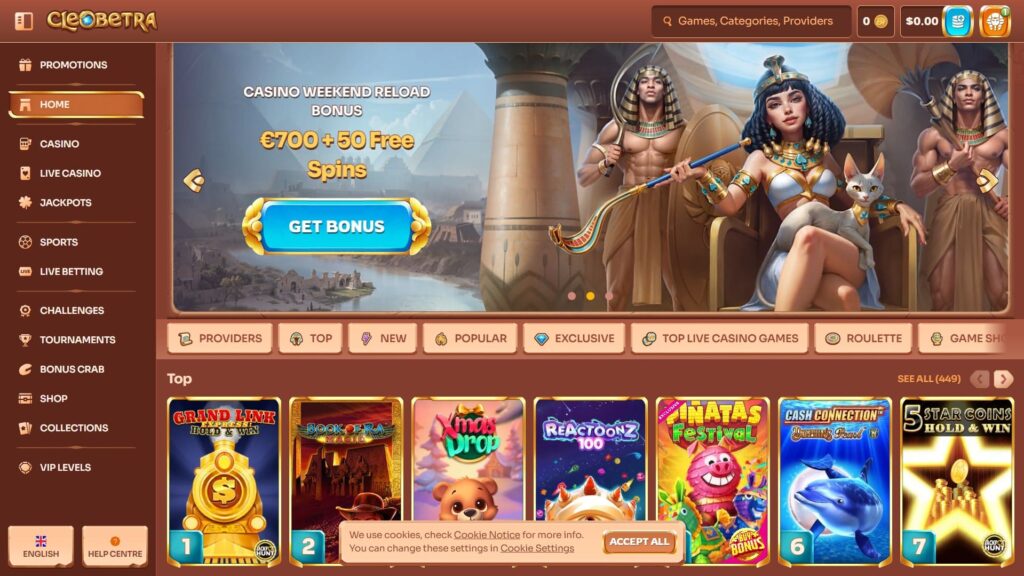 Cleobetra casino Canada