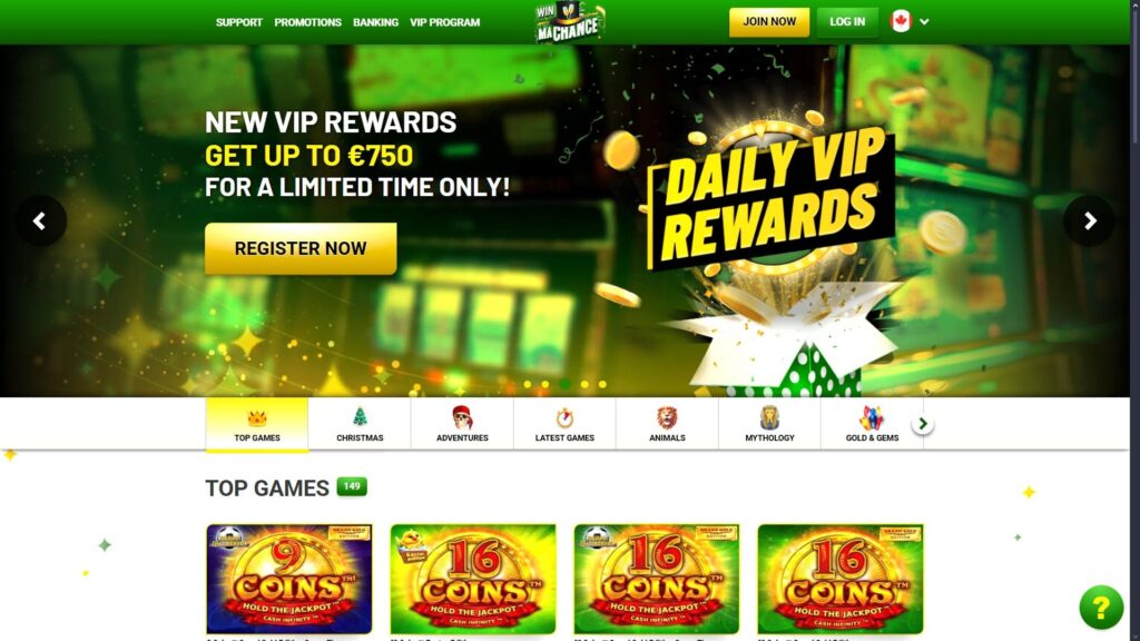 Machance casino Canada