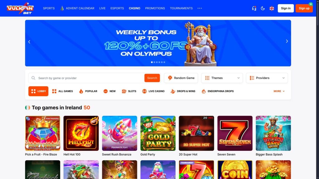 Vulkan Bet casino Canada