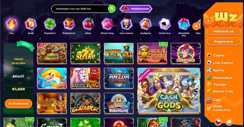 Wazamba stranka kasina