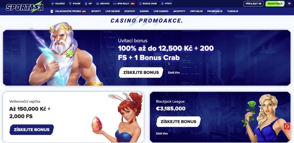 SportAza kasino bonusy