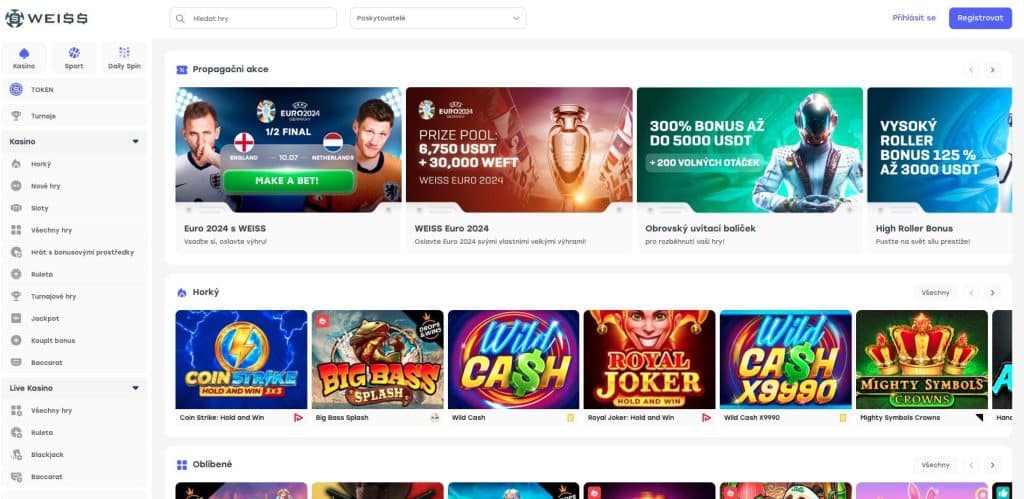 Weiss casino oficiální stránka