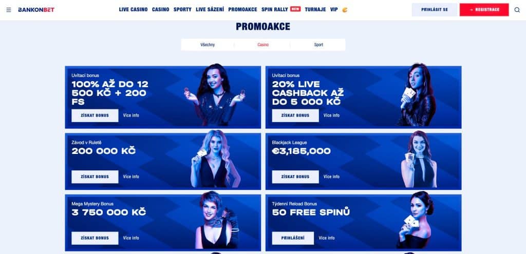 Bankonbet casino bonusy
