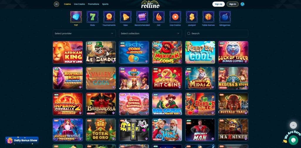 Rollino hrací automaty