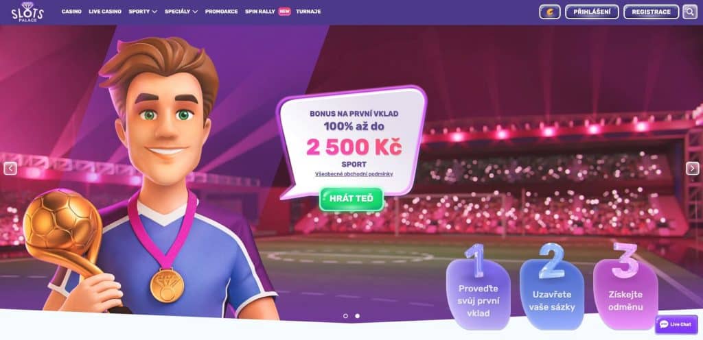 SlotsPalace casino Česká republika
