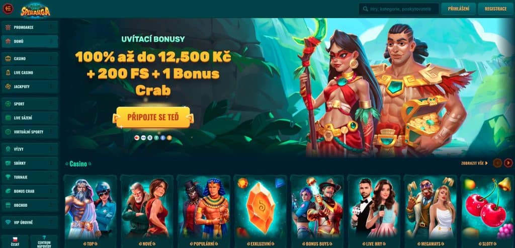Spinanga casino Česká republika