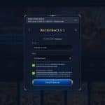 Cazeus casino registrační formulář