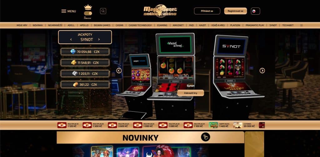 MagicPlanet casino Česká republika