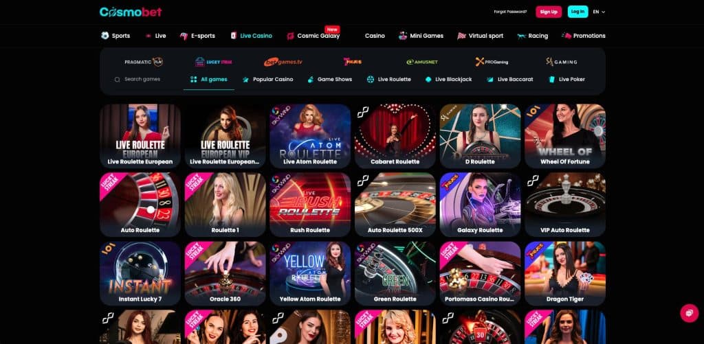 Casino s živými dealery