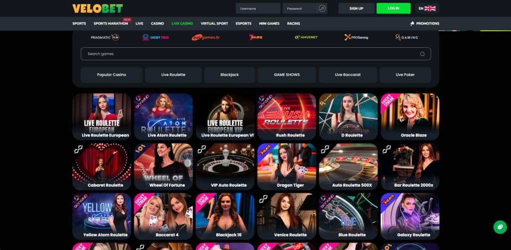 Casino s živými dealery