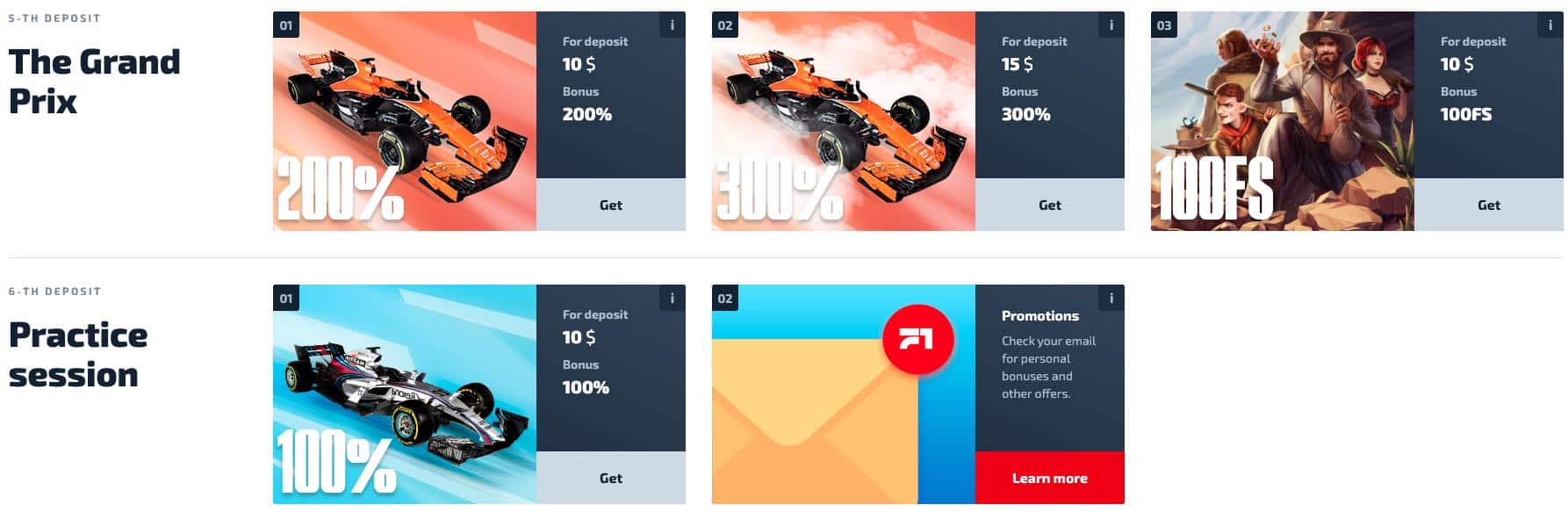 Bonus za 5 a 6 vklad