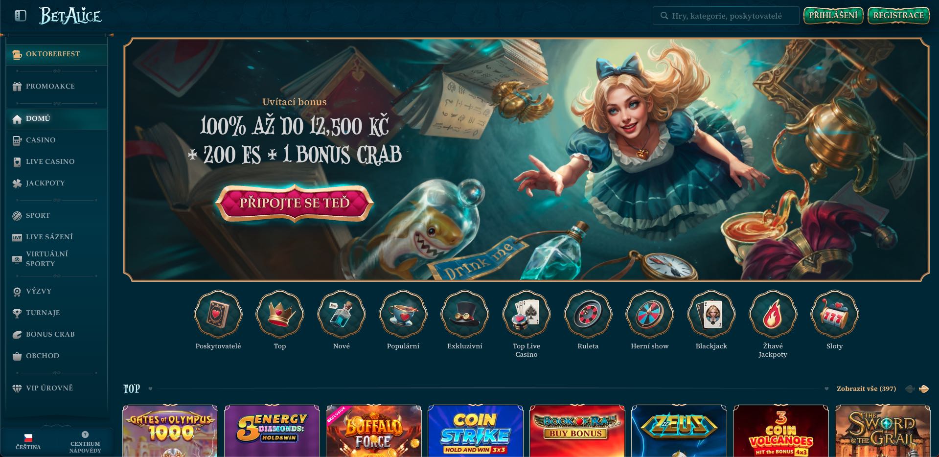 BetAlice casino Česká republika
