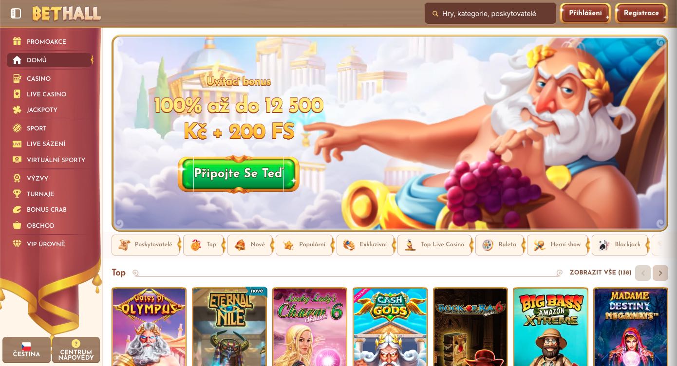 Bethall casino Česká republika