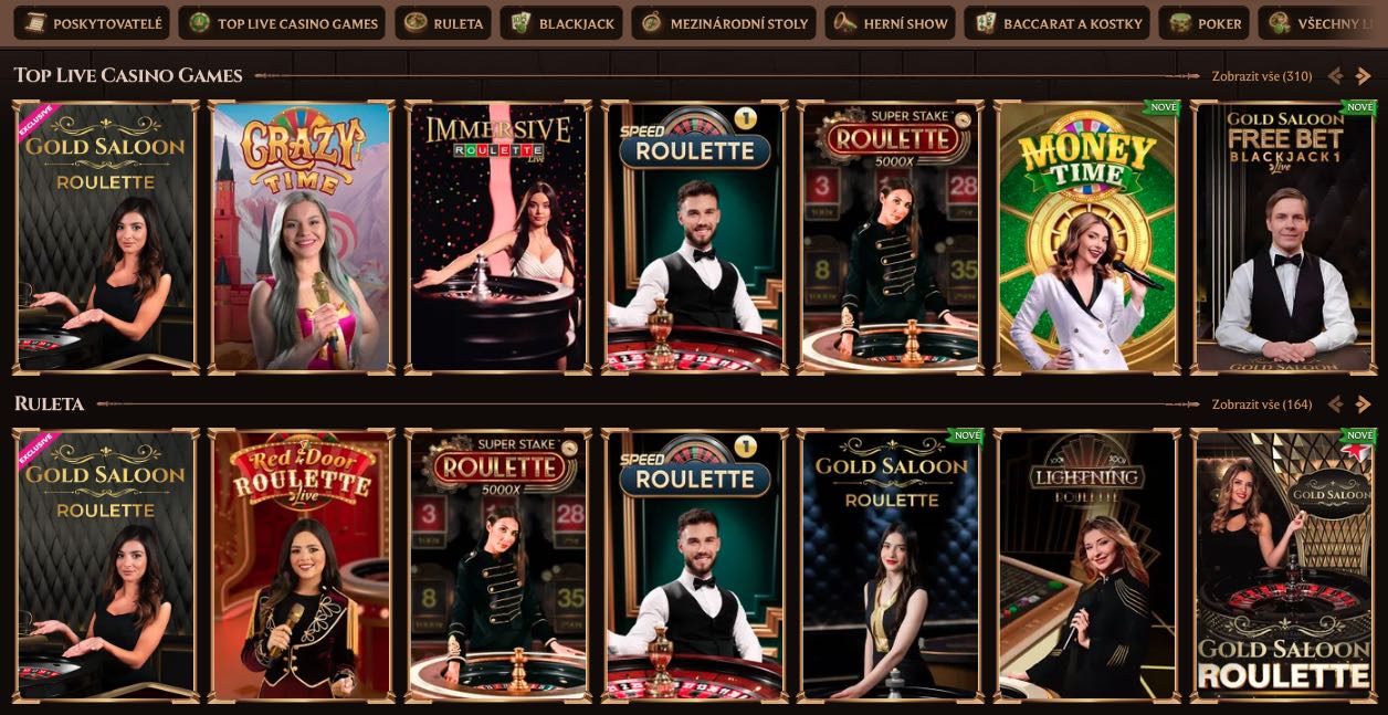 Casino s živými dealery