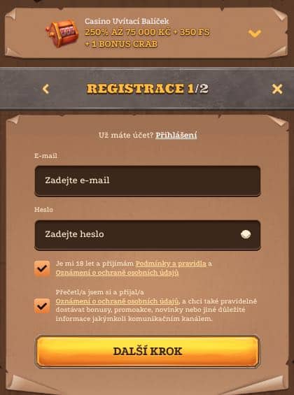 Lizaro casino registrace