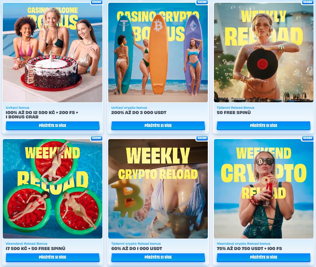 OnlySpins casino bonusy