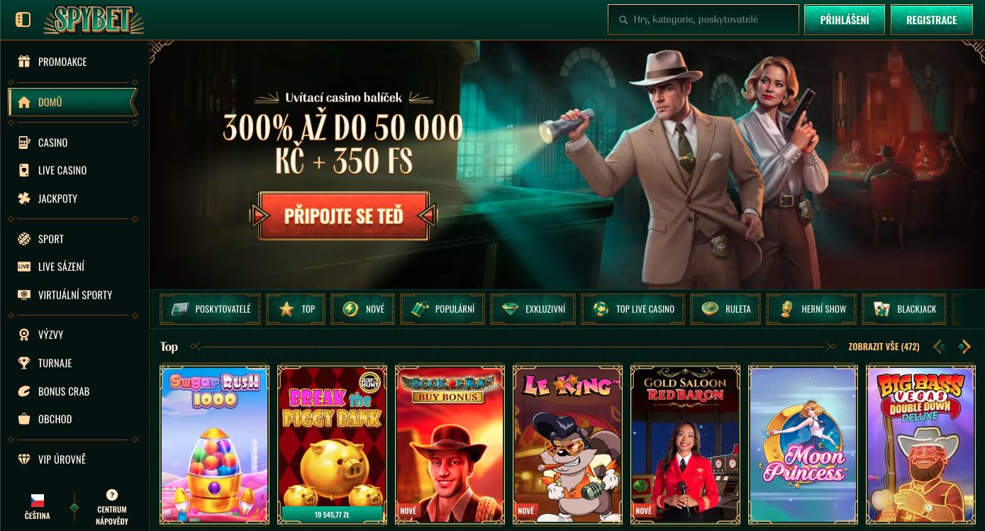 Spybet casino Česká republika