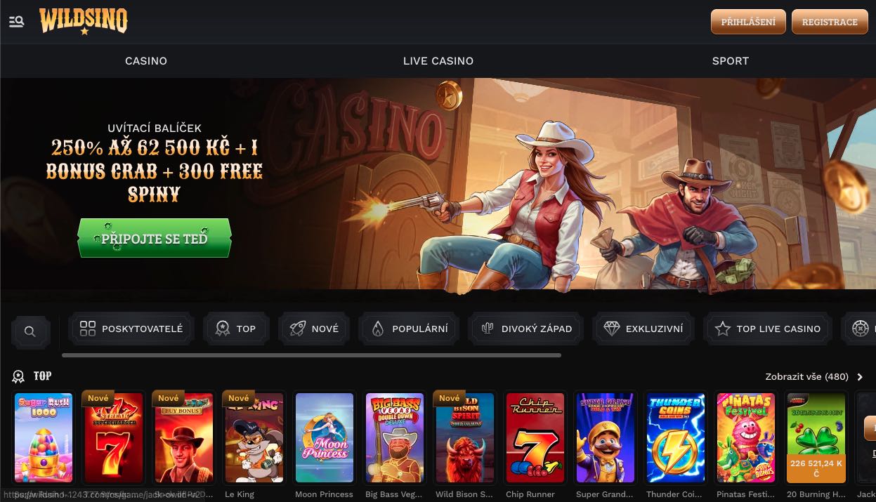 Wildsino casino Česká republika