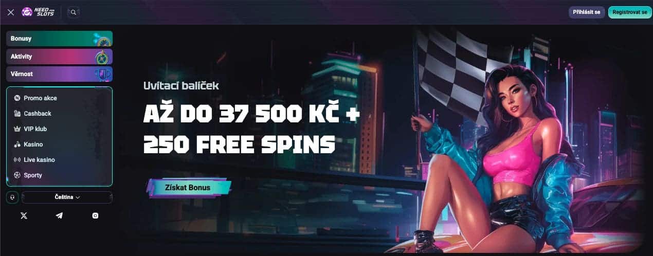 NeedForSlots casino Česká Republika
