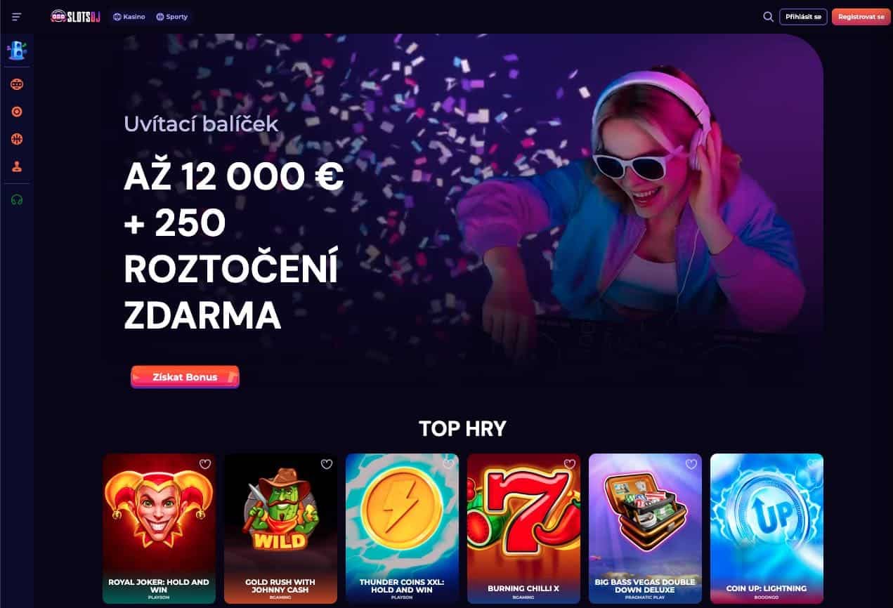 SlotsDJ casino Česká Republika
