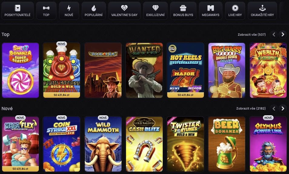 Casinova hrací automaty