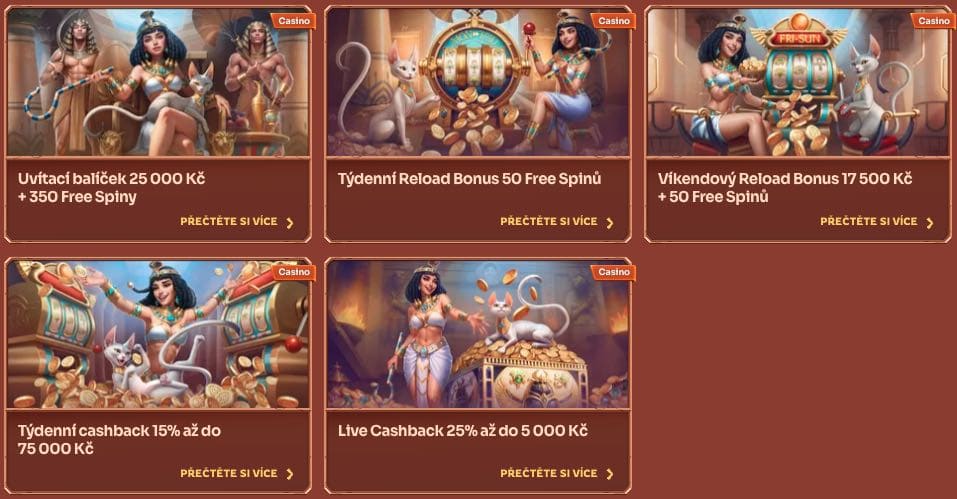 Cleobetra casino bonusy
