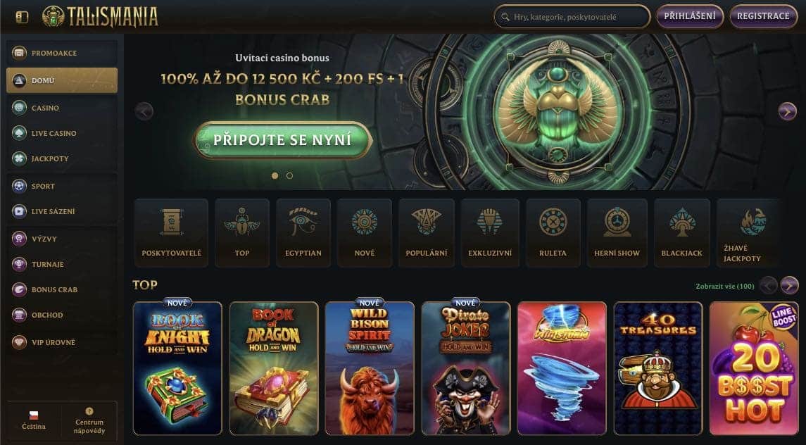 Talismania casino Česká Republika