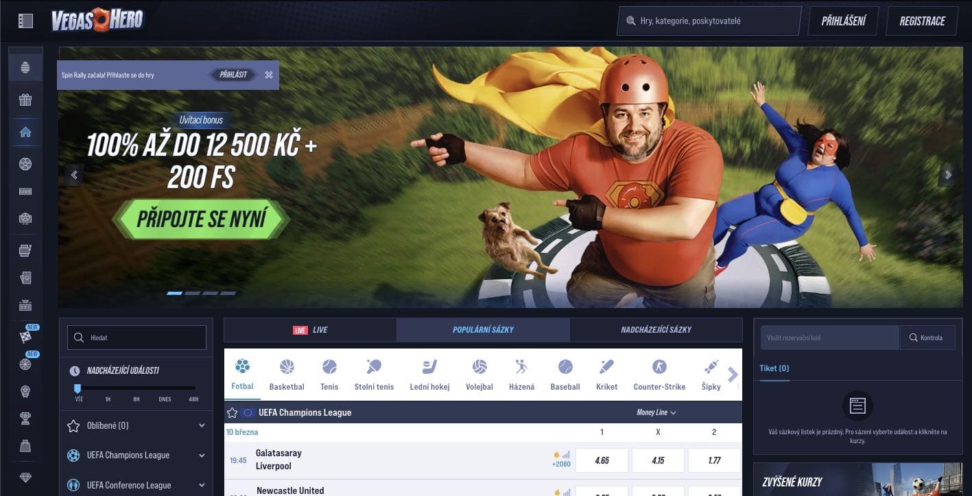 VegasHero casino Česká Republika