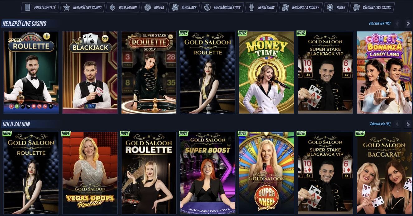 Casino s živými dealery