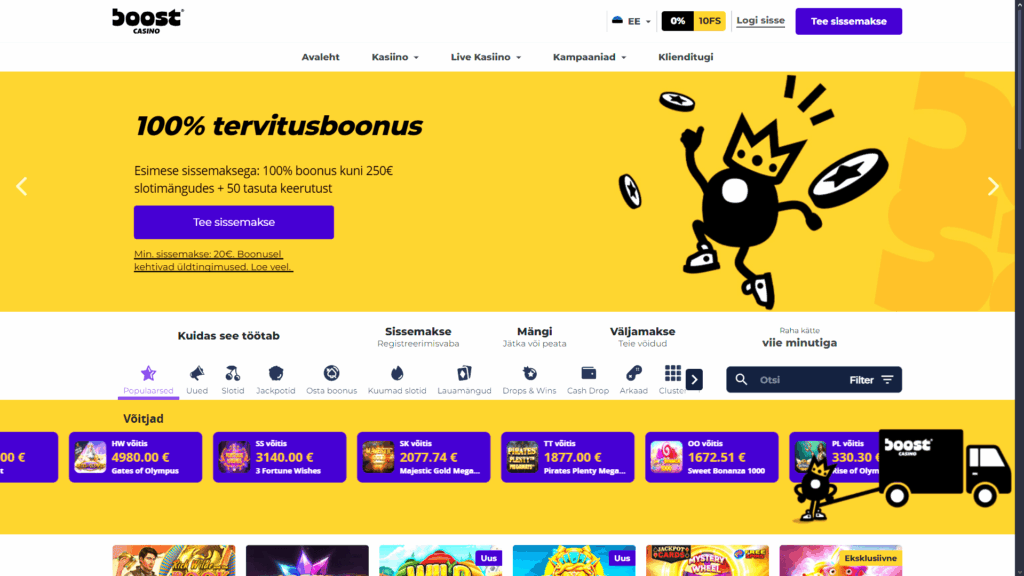 Boost kasiino Eesti