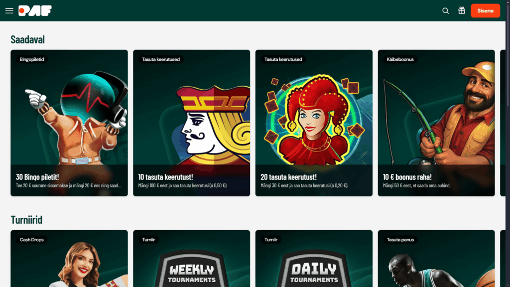 Paf kasiinokampaaniad