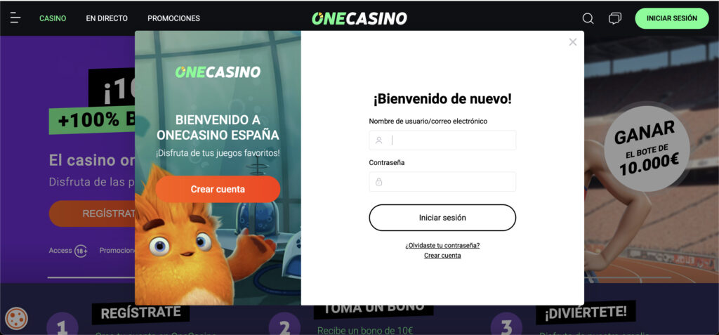 onecasino registrate