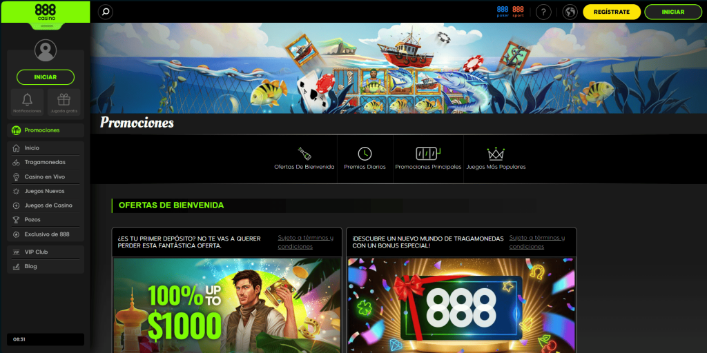 888 casino promociones