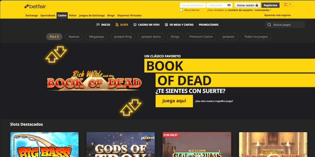 betfair casino tragamonedas
