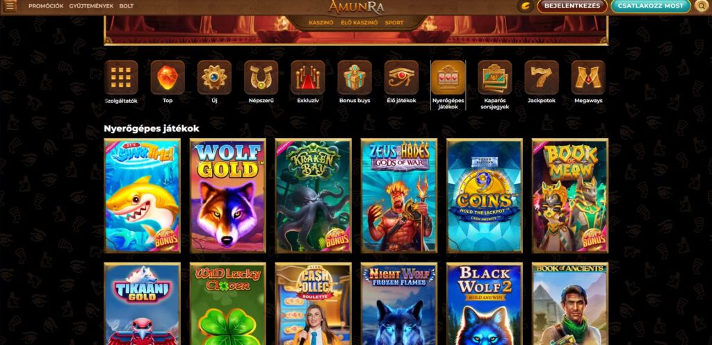 amunra jatekok